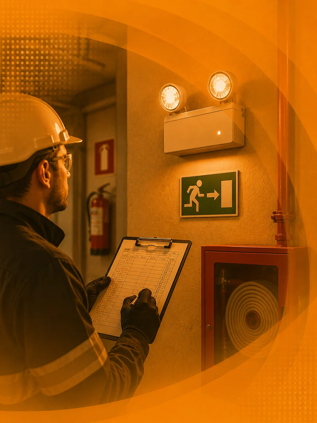Auditoria Iluminação de Emergência - ENGETEX São Vicente